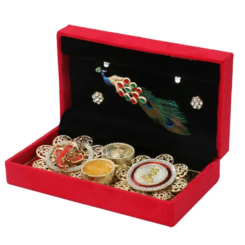 Peacock Silver Coin Gift Box