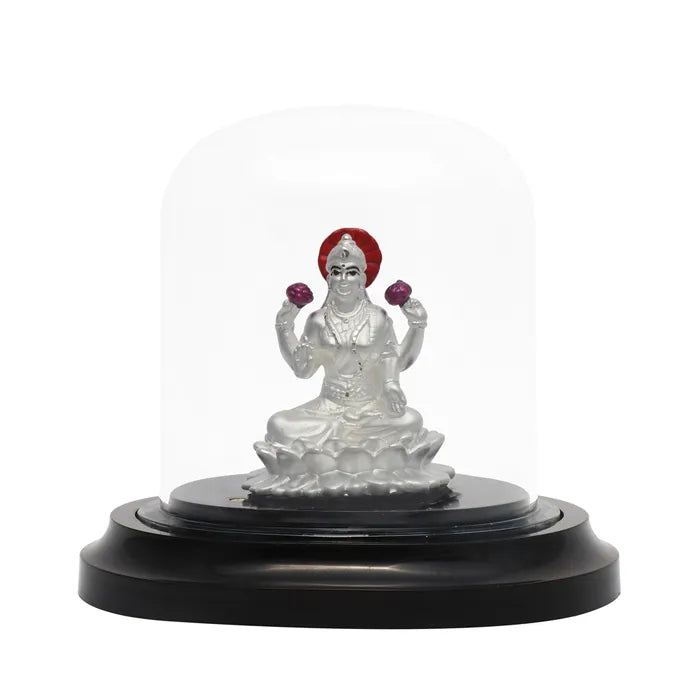 Goddess Lakshmi Silver Idol