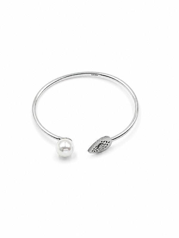 Designer 925 Silver Wide Cuff Bracelet