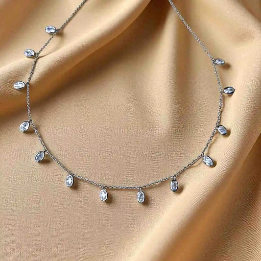 Family Event Silver Necklace