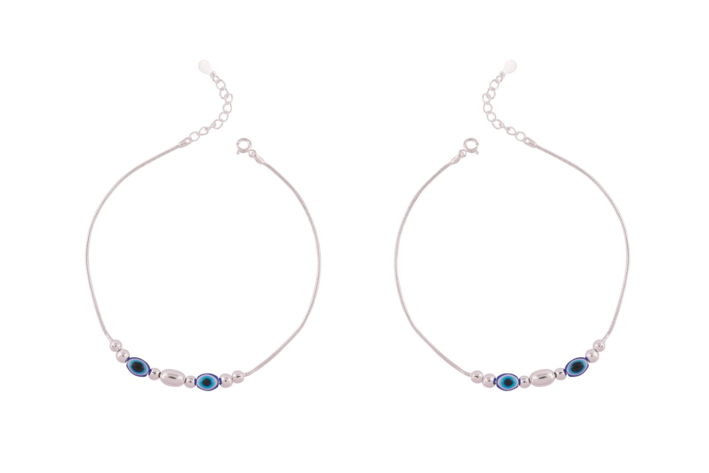 Ethereal Silver Wedding Anklet