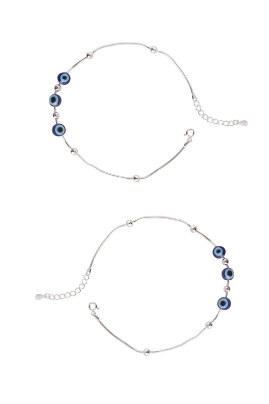 Chic Silver Office Anklet