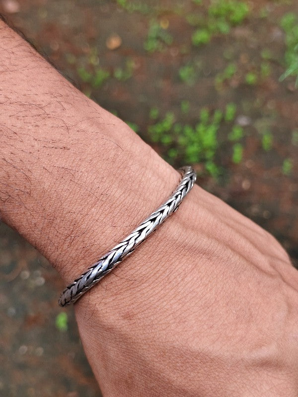 Galaxy Silver Star Men’s Bracelet