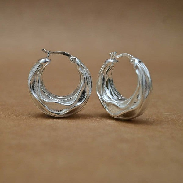 925 Silver Hoop Earrings for Women