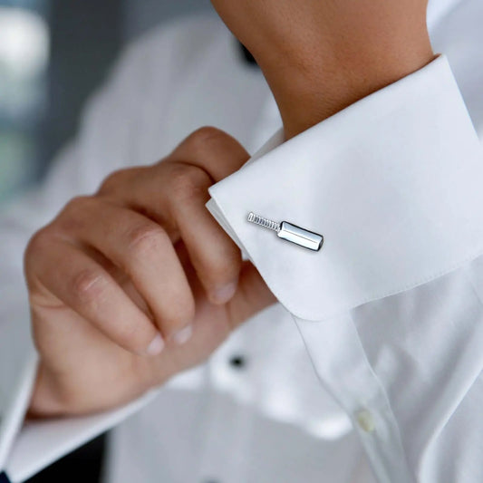 Everyday Sharp Cufflink Look For Men