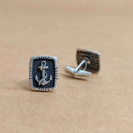 Timeless Silver Cufflink Mood For Men
