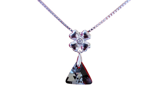 Chic Silver Crystal Pendant