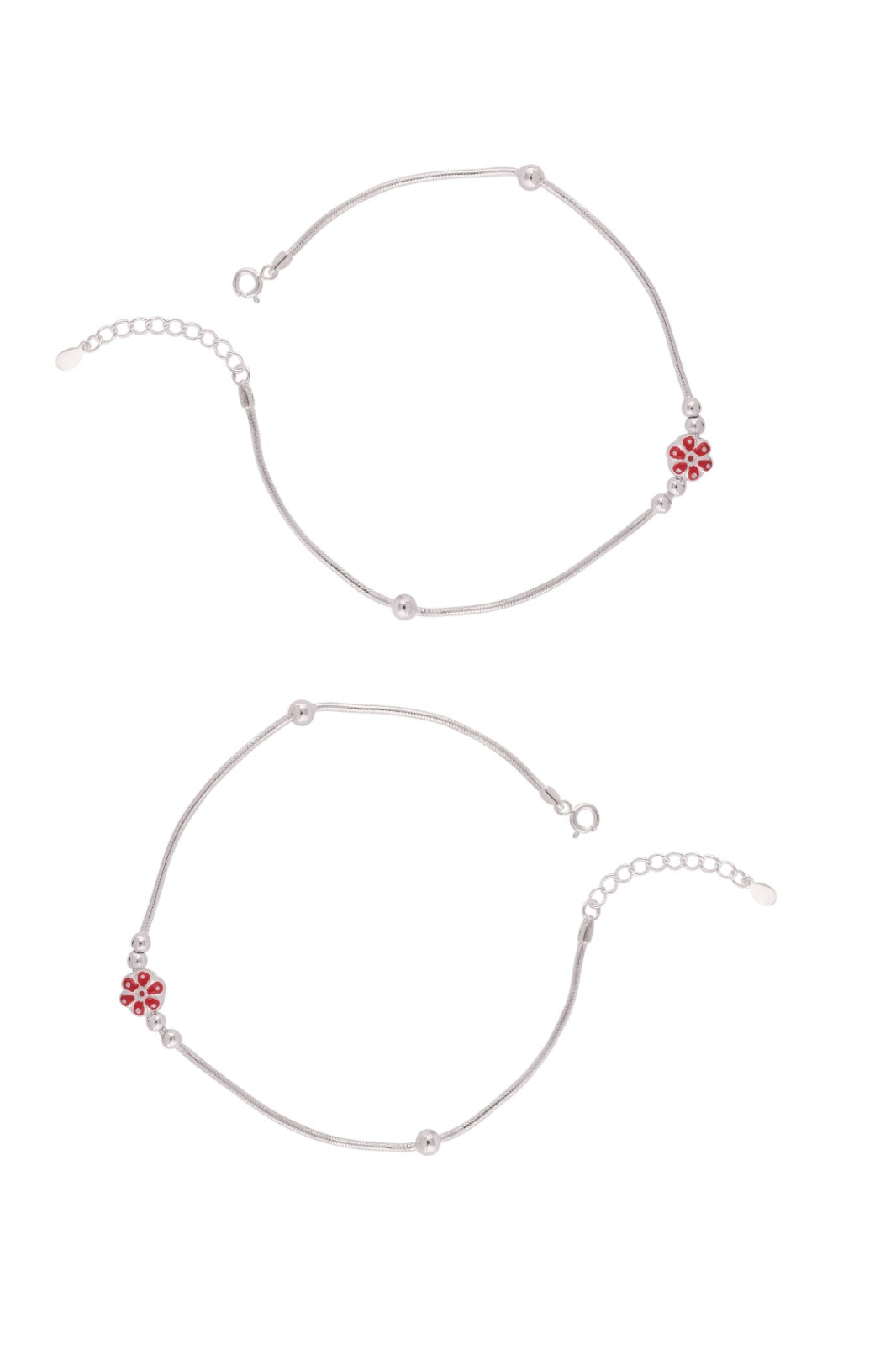 Vintage Silver Heirloom Anklet