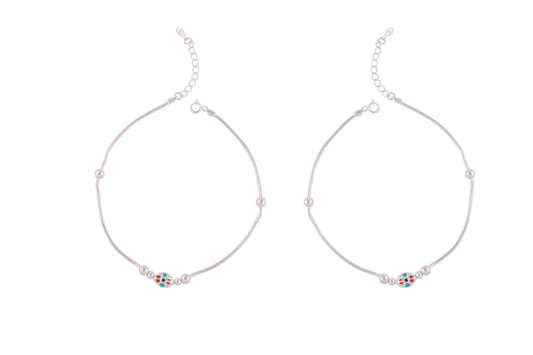 Classic Silver Signature Anklet