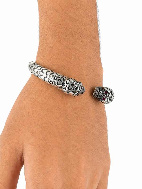 chitai silver kada for Mens