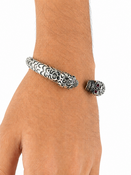 chitai silver kada for Mens