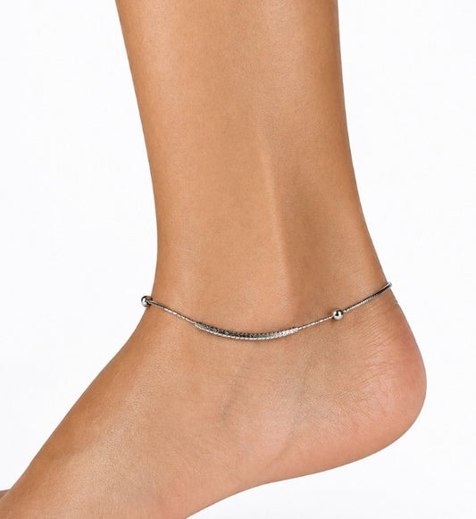 Maharani Silver Anklet