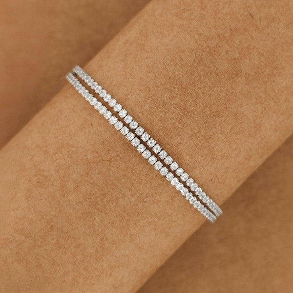 Classic women tennis bracelet
