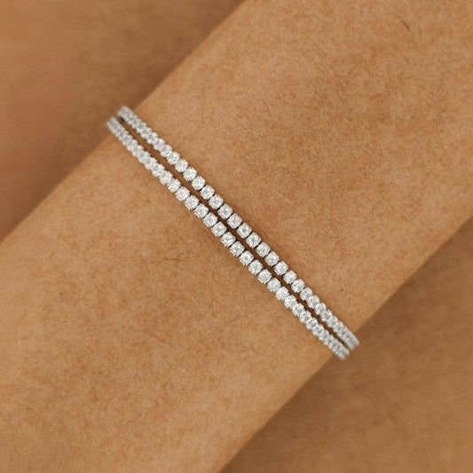 Classic women tennis bracelet