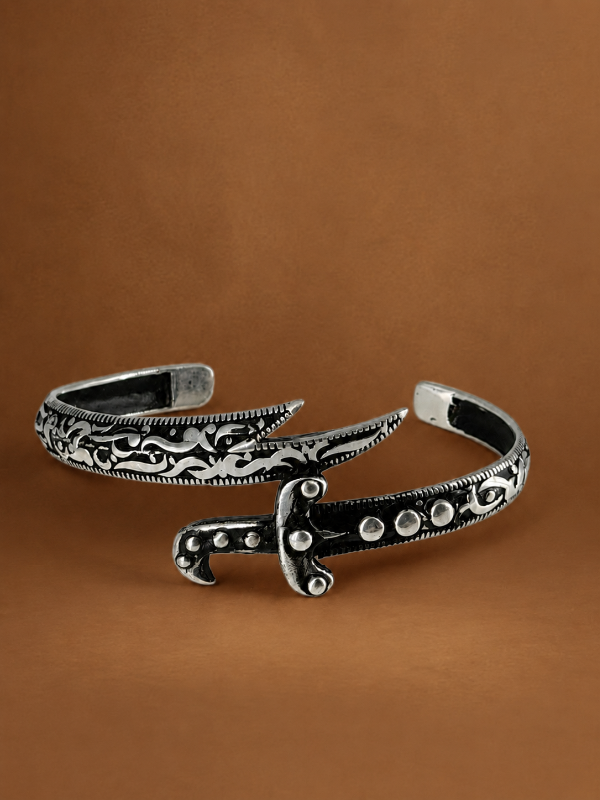 Shaurya traditional Mens Silver Kada