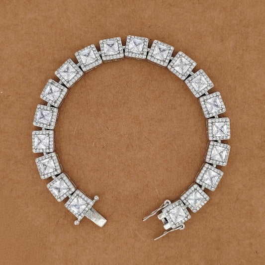 Galactic Silver women tennis bracelet