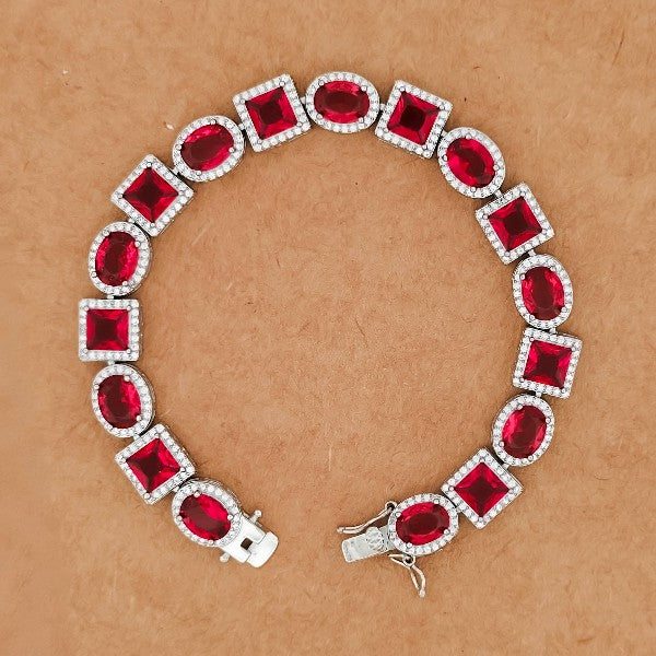 Silver Stardust Tennis Women Bracelet