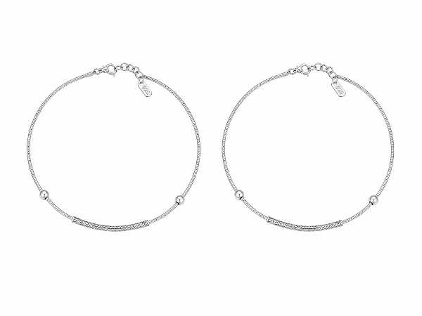 Maharani Silver Anklet
